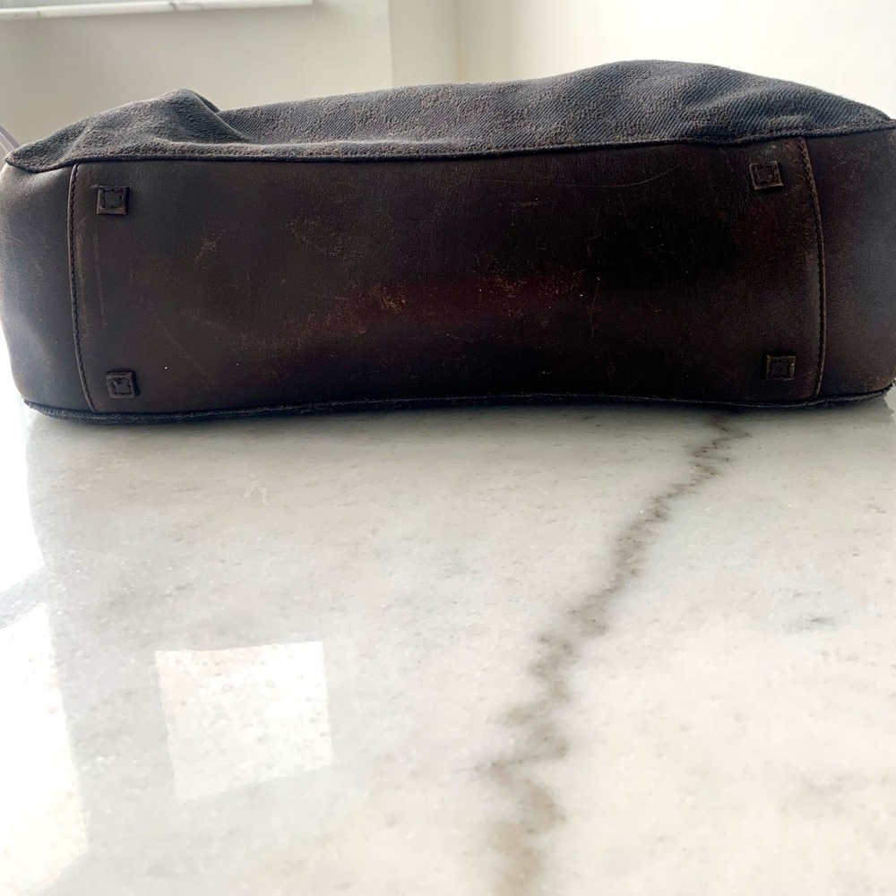 Brown Gucci GG Canvas Tote Bag - Picture 4 of 8